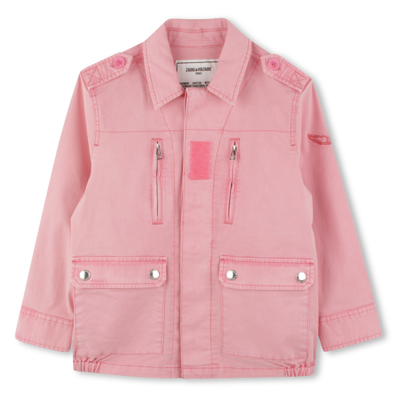 Buttoned military-style jacket ZADIG & VOLTAIRE 
                    GIRL