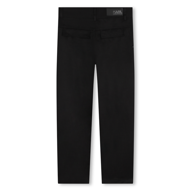 Straight Fluid Trousers KARL LAGERFELD KIDS 
                    GIRL