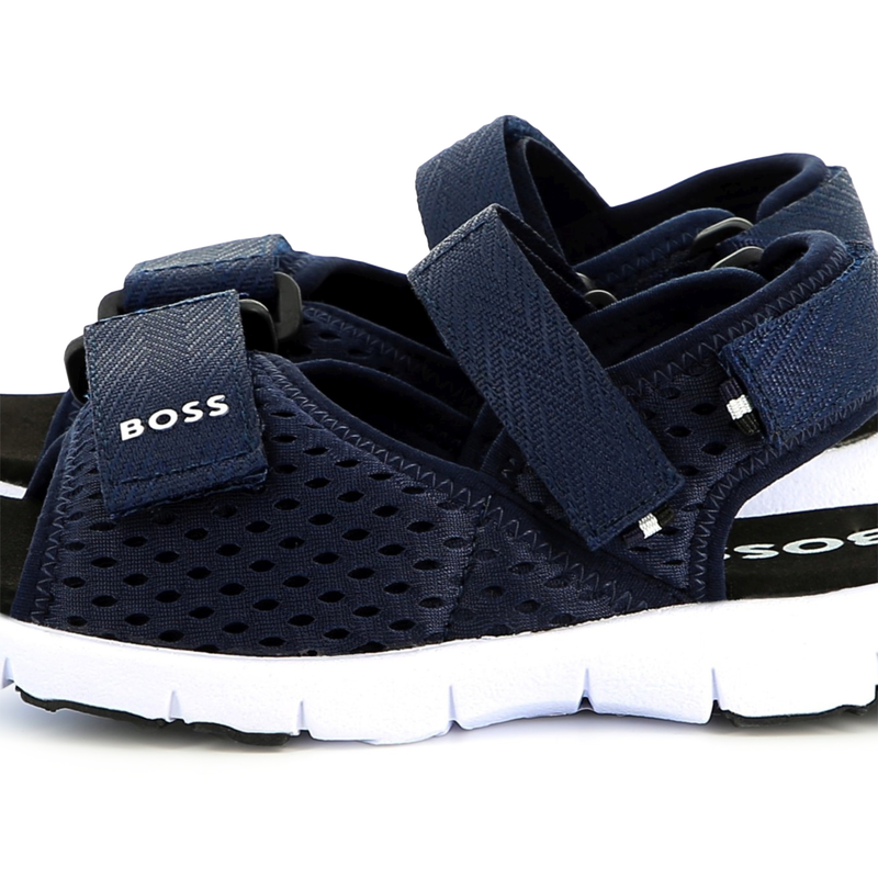 Velcro canvas sandals BOSS 
                    BOY