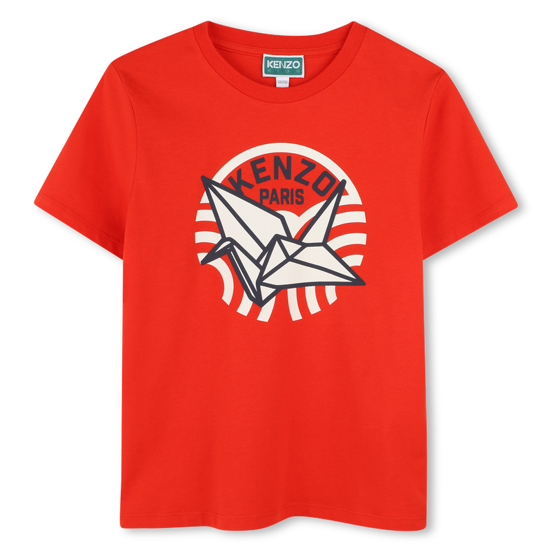 Short-sleeved cotton T-shirt KENZO KIDS 
                    UNISEX