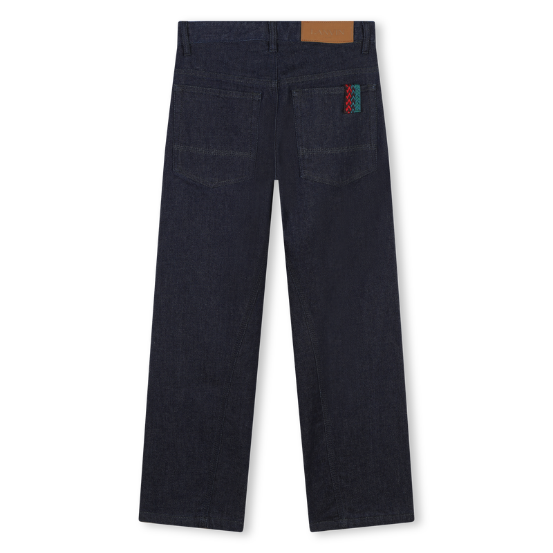 Embroidered Logo Jeans LANVIN 
                    BOY