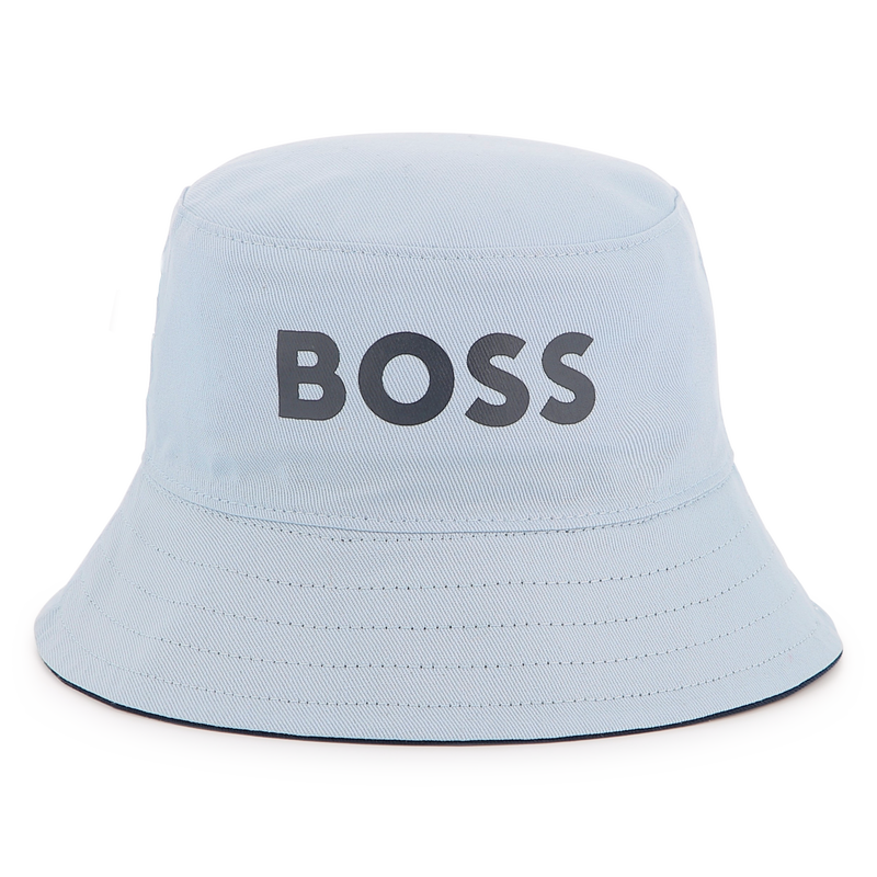 Reversible cotton bucket hat BOSS 
                    BOY