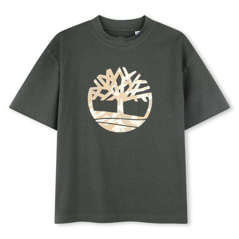 Raised logo print T-shirt TIMBERLAND 
                    BOY