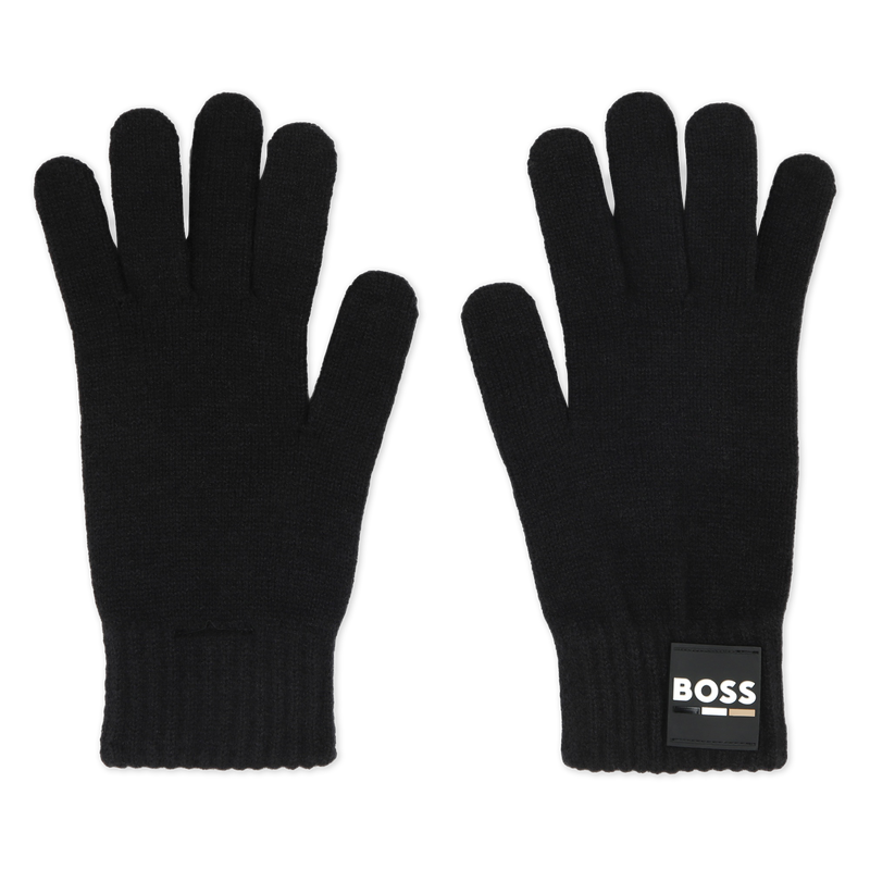 Plain Knitted Gloves BOSS 
                    BOY