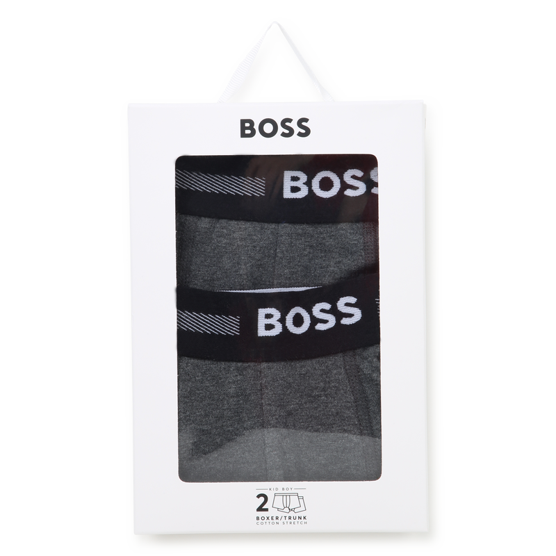 Set of 2 cotton boxer shorts BOSS 
                    BOY