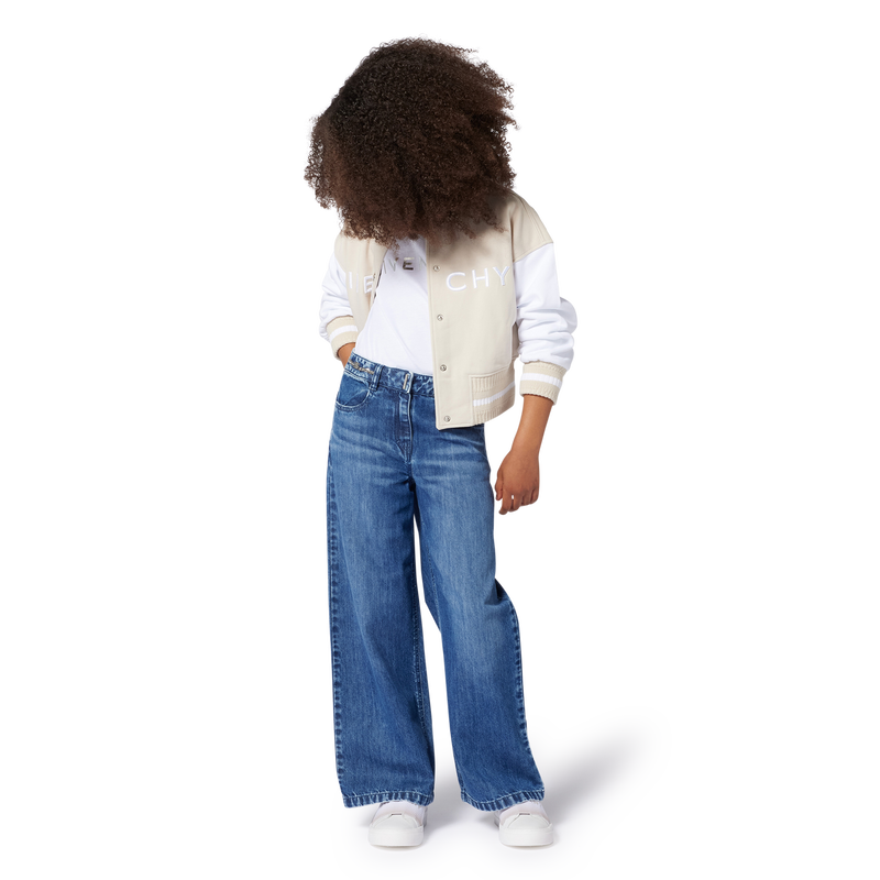 Flared jeans with thin chain GIVENCHY 
                    GIRL