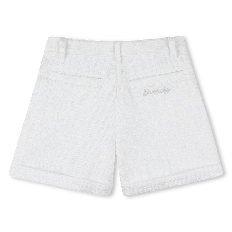 Shorts with metal plaque GIVENCHY 
                    GIRL