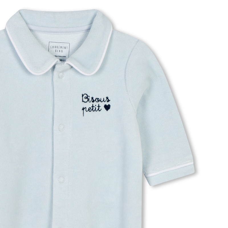 Embroidered Polo Neck Pajamas CARREMENT BEAU 
                    BOY