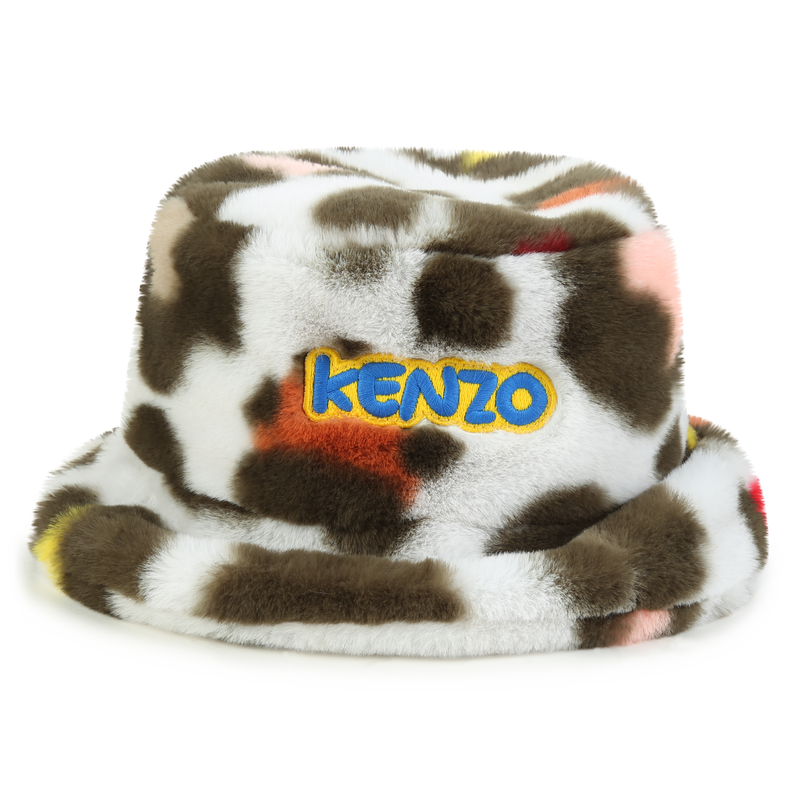 Leopard-print bucket hat KENZO KIDS 
                    GIRL