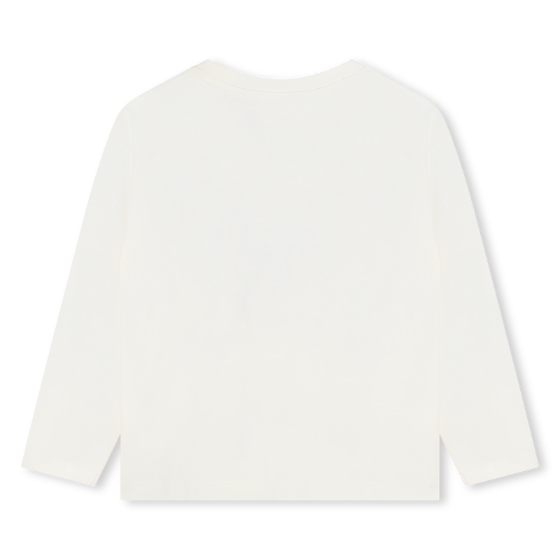 Long-Sleeved Cotton T-Shirt KENZO KIDS 
                    GIRL
