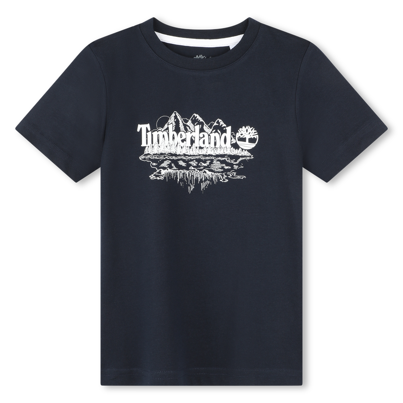 Printed Cotton T-Shirt TIMBERLAND 
                    BOY