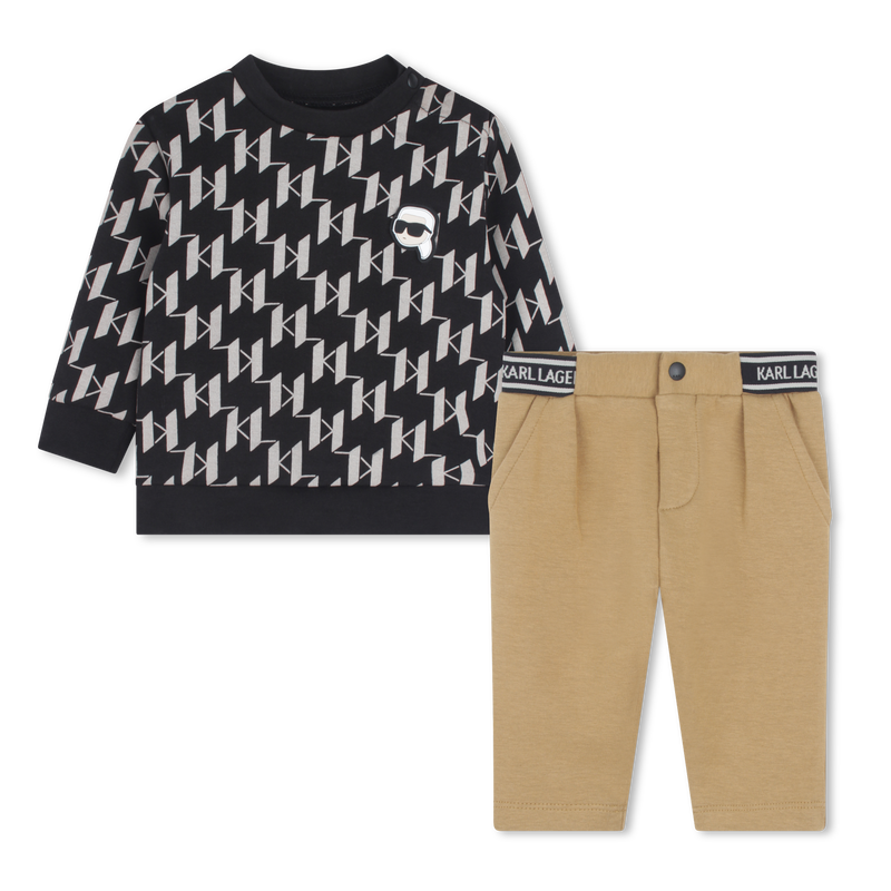 Sweatshirt & Trousers KARL LAGERFELD KIDS 
                    BOY