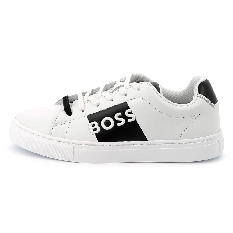 Lace-up leather sneakers BOSS 
                    BOY