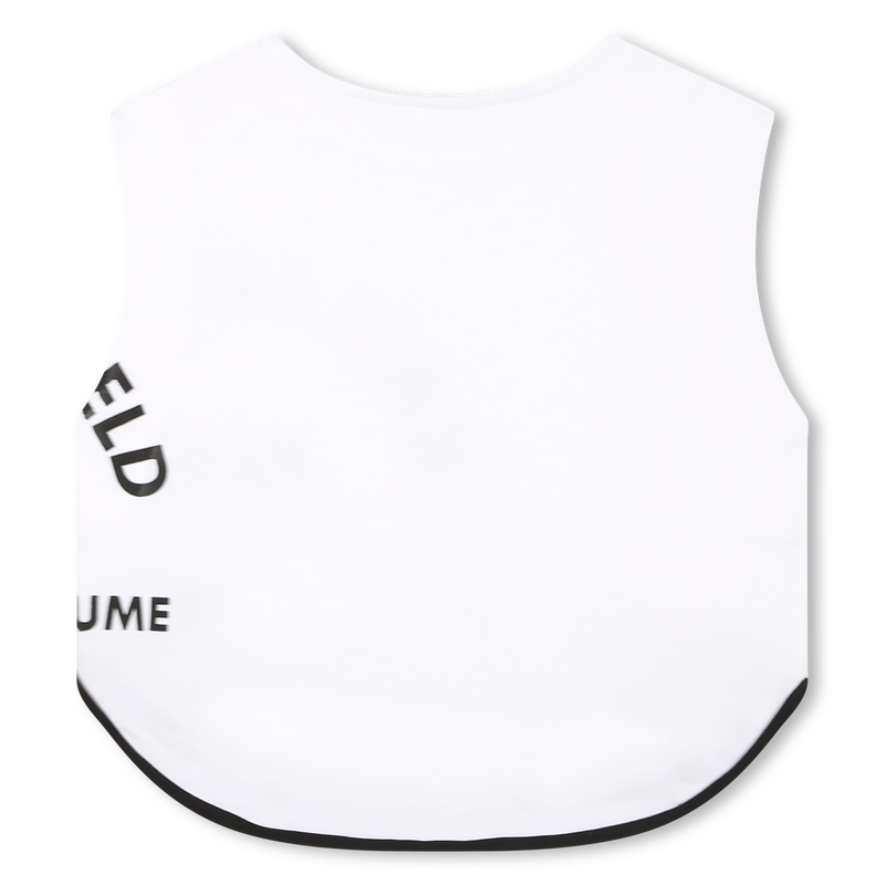 Printed Sleeveless T-Shirt KARL LAGERFELD KIDS 
                    GIRL
