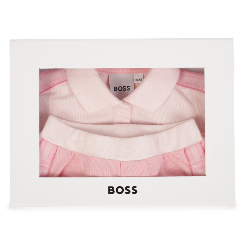 Polo shirt and shorts set BOSS 
                    GIRL