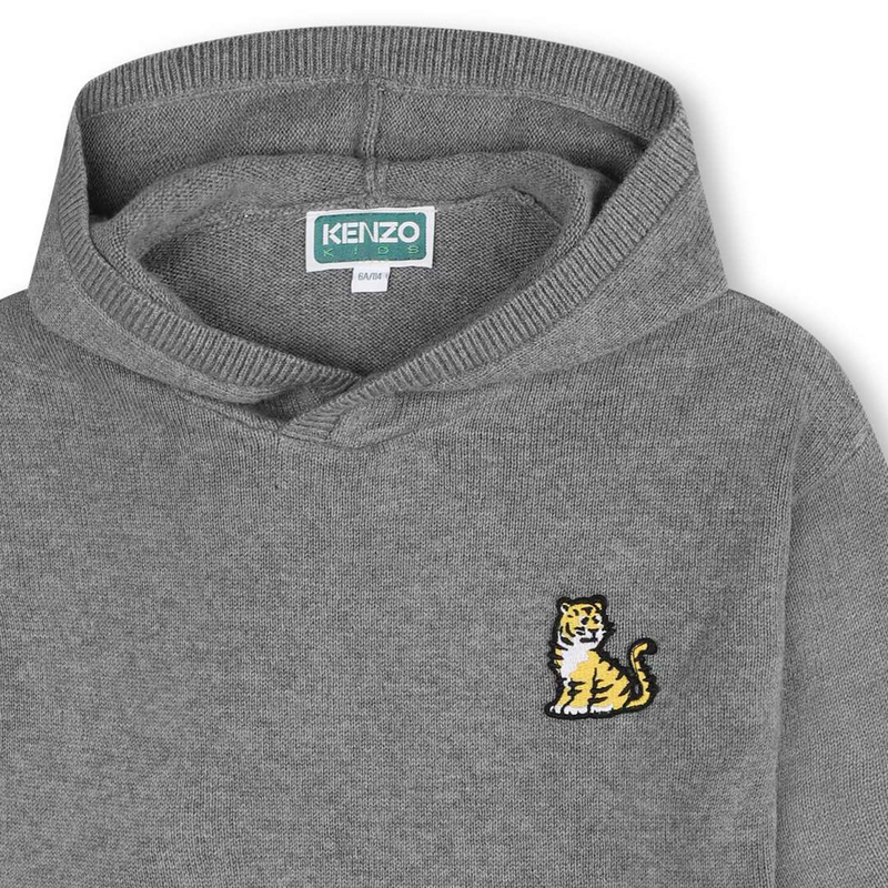 Embroidered Logo Hoodie KENZO KIDS 
                    BOY