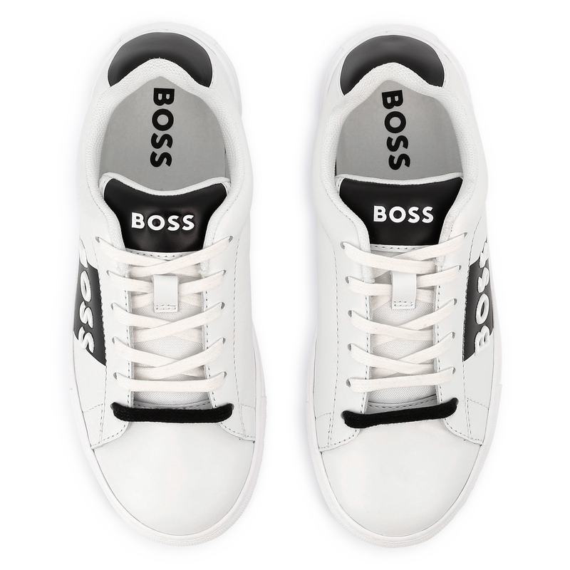 Lace-up leather sneakers BOSS 
                    BOY