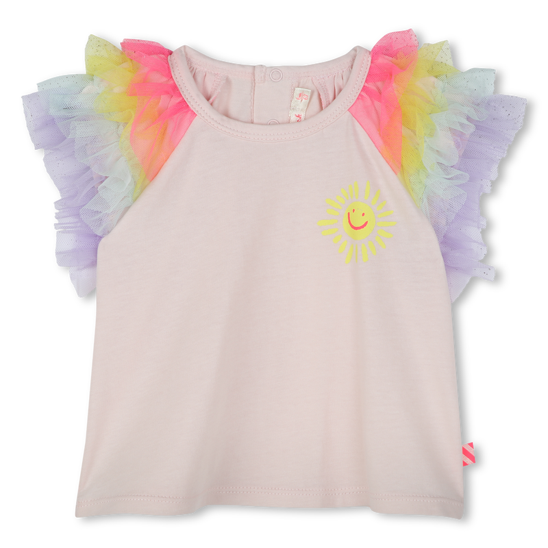 Short-sleeved cotton T-shirt BILLIEBLUSH 
                    GIRL