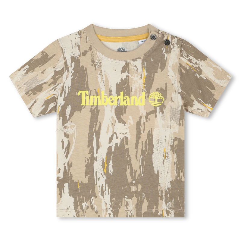 Short-Sleeved Cotton T-Shirt TIMBERLAND 
                    BOY