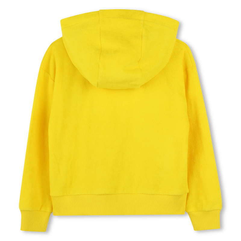 Terry cloth zip-up sweater KENZO KIDS 
                    GIRL