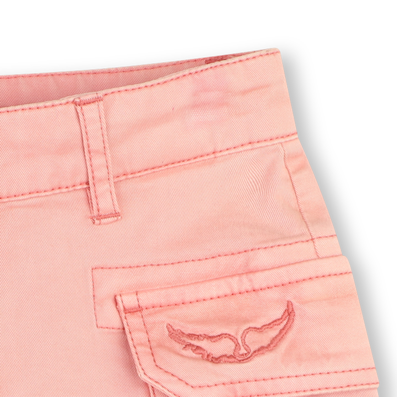 Faded embroidered shorts ZADIG & VOLTAIRE 
                    GIRL