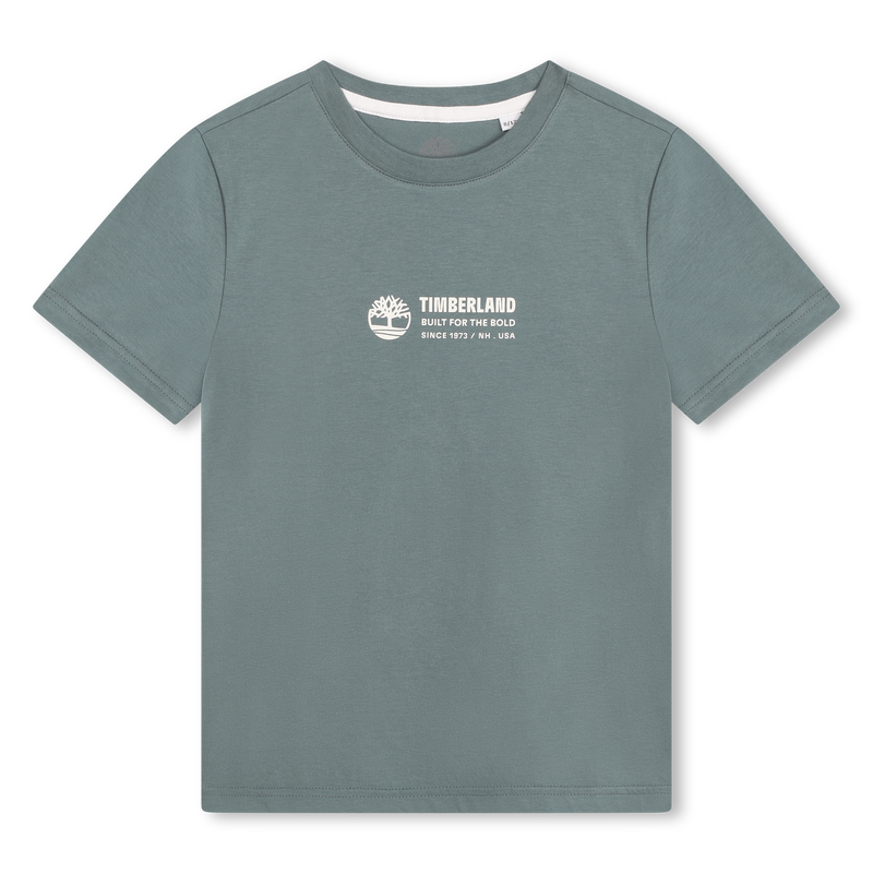 Short-Sleeved Cotton T-Shirt TIMBERLAND 
                    BOY
