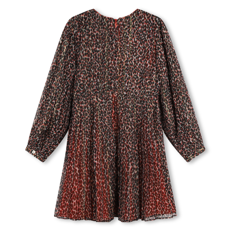 Voile-Lined Printed Dress MICHAEL KORS 
                    GIRL