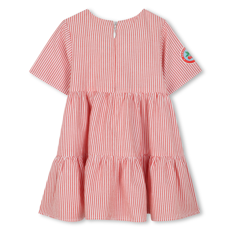Cotton zip-up dress KENZO KIDS 
                    GIRL