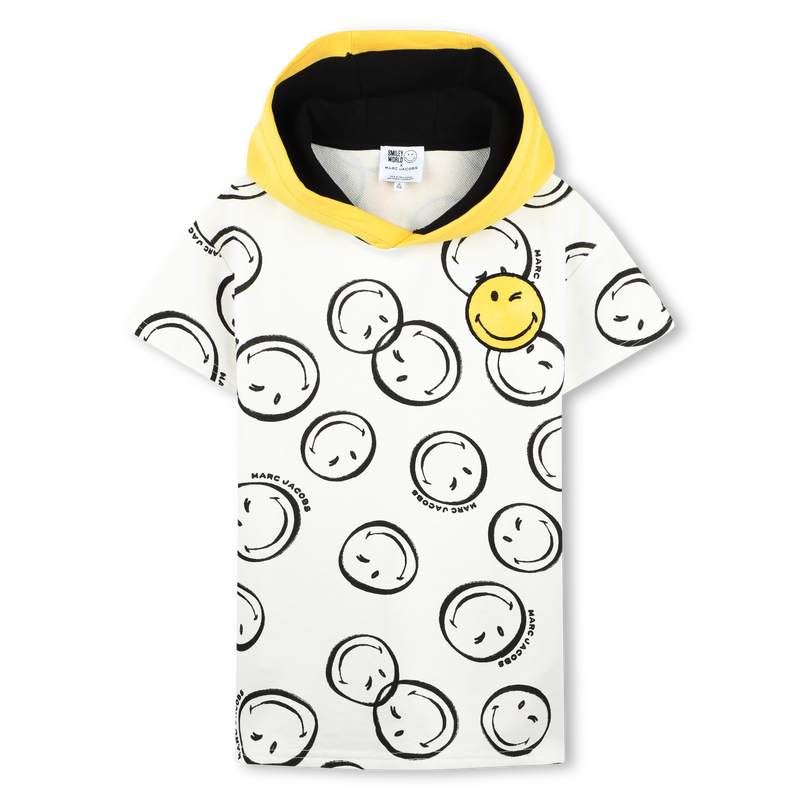 Smiley Face Hoodie Dress THE MARC JACOBS 
                    GIRL