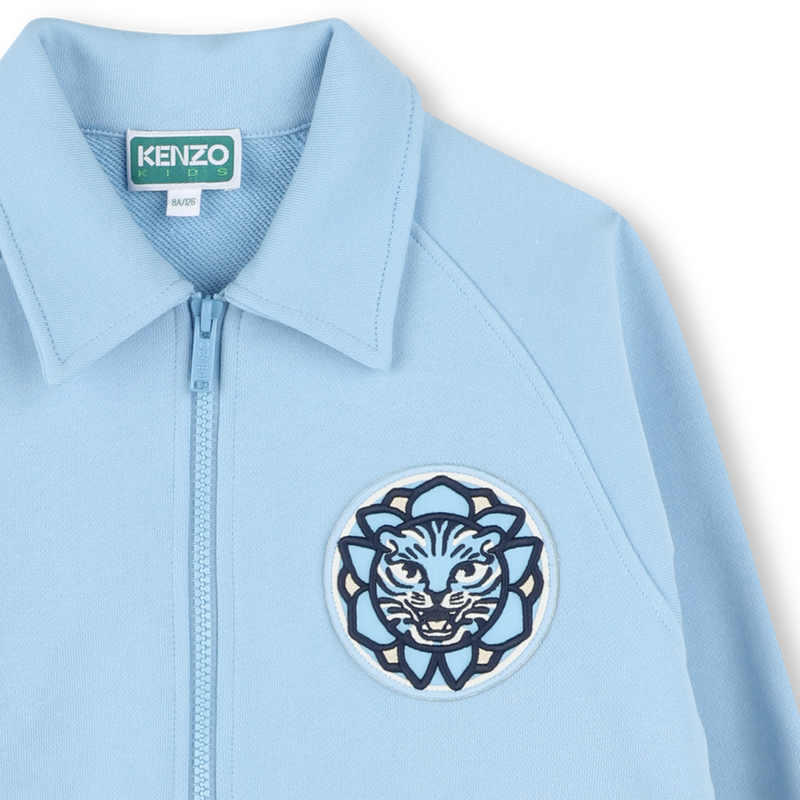 Zip-up jogging sweatshirt KENZO KIDS 
                    BOY